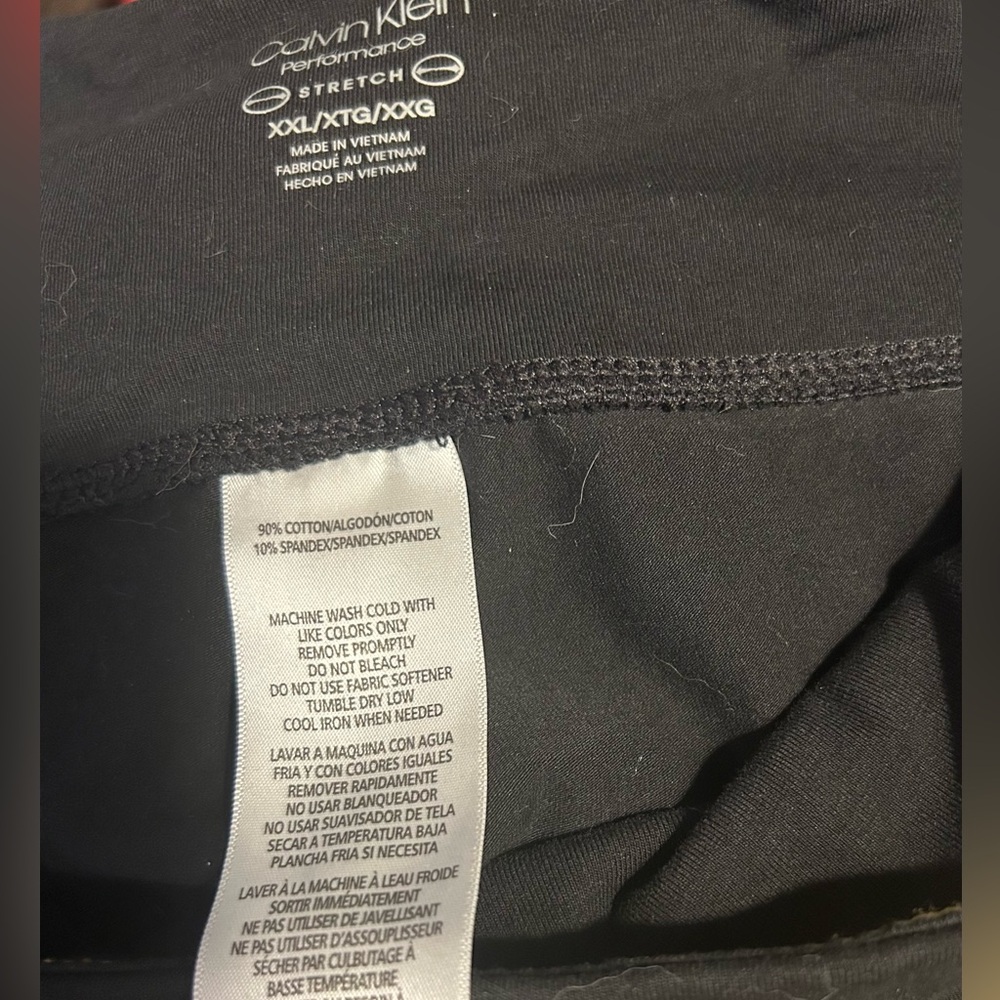 Calvin Klein Performance Black Leggings with Logo Detail - Picture 5 of 5